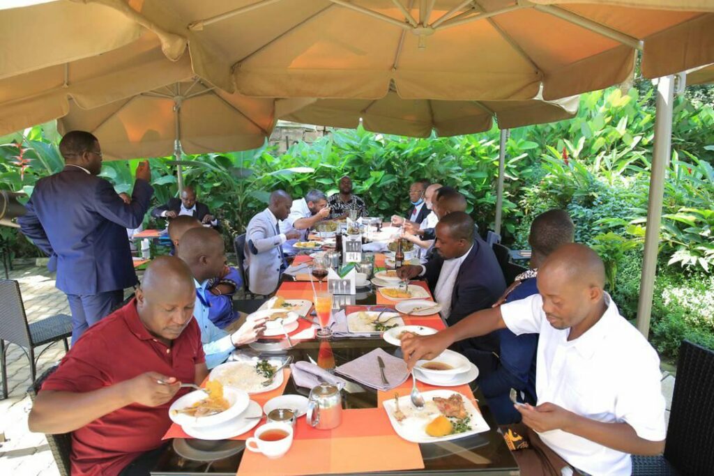 Brunch with H.E Dr. Sudhir Ruparelia. The Nepalese Ambassador to Uganda, Chairman Ruparelia Group and Uganda's No.1 Billionaire 