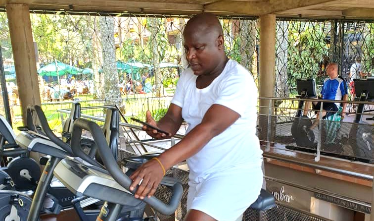 Embrace a Healthier Lifestyle: Bukenya Sulaiman’s Guide to Healthy Living and Exercises at Kabira Country Club Gym.